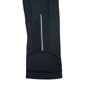 Lululemon Soft Below Knee Scrunch Leggings Capri Women's Size 2 Black Zip Pocket